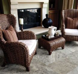 Natural Stone in Modern Fireplace Designs