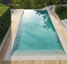 Color Application and Project Planning for Luxury Hotel & Villa Pool Landscapes Using Natural Stone